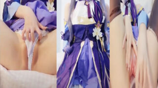 คอสเพลย์สาวกับหีเนียนๆที่ดดนดิลโด้ยัด