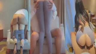 ท่ายากขึ้นไเย็ดสาวจีนท่าหมาบนเก้าอี้